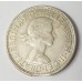 AUSTRALIA 1960 . FLORIN . ERROR . BITTEN EDGE . CLIPPED PLANCHET